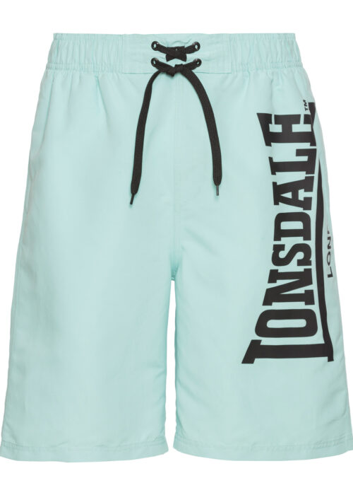 hombre bermudas de playa regular fit aqua/negro