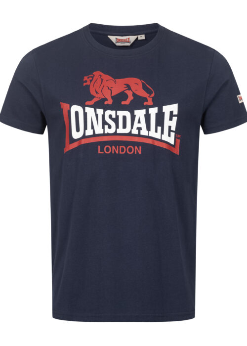 camiseta de hombre regular fit azul marino/rojo/blanco