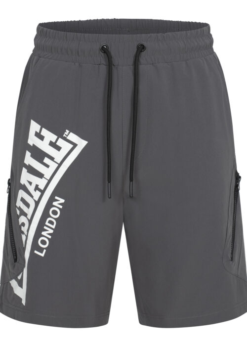 hombre pantalones cortos regular fit anthracite/blanco