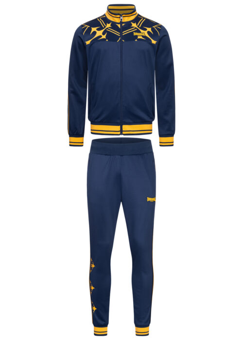 hombre chándal slim fit azul marino/gold