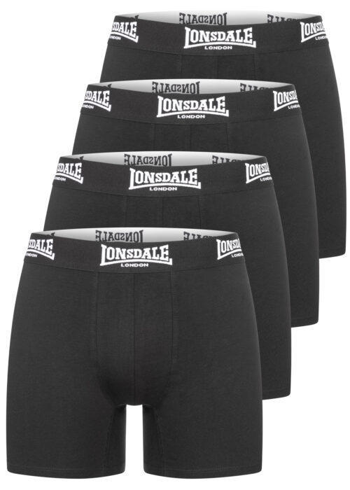 hombre boxershorts 4er pack negro