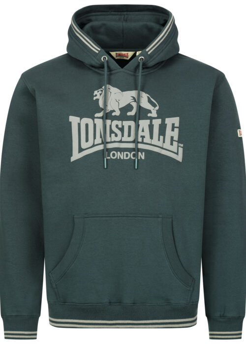 sudadera de hombre con capucha regular fit verde/verde