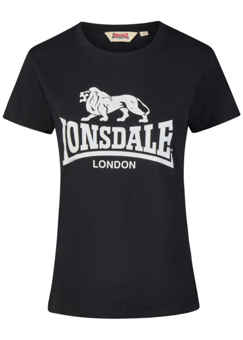 camiseta de mujer negro/blanco