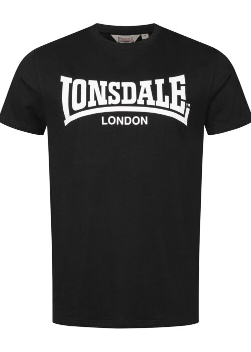 camiseta de hombre regular fit negro/blanco