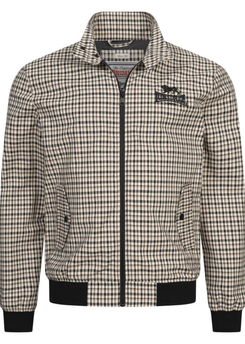chaqueta de hombre slim fit beige/negro
