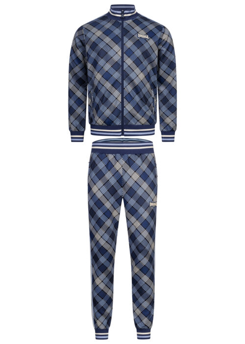 hombre chándal slim fit azul/beige