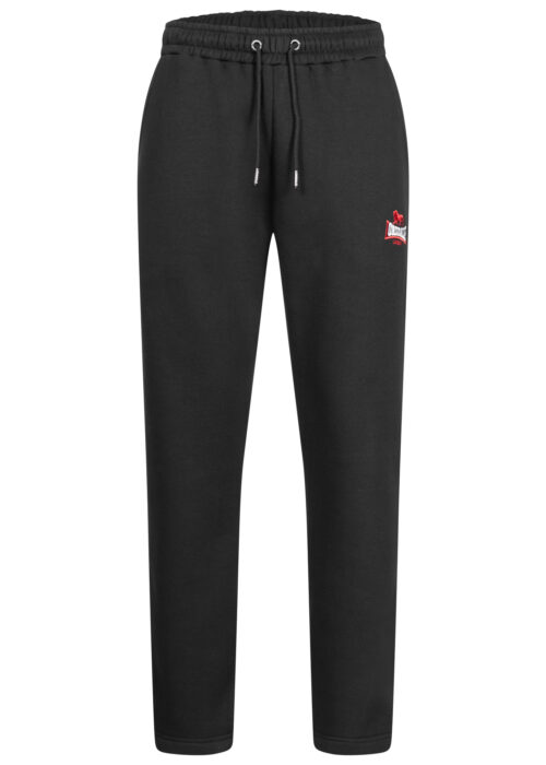 pantalón de hombre de chándal regular fit negro/rojo/blanco