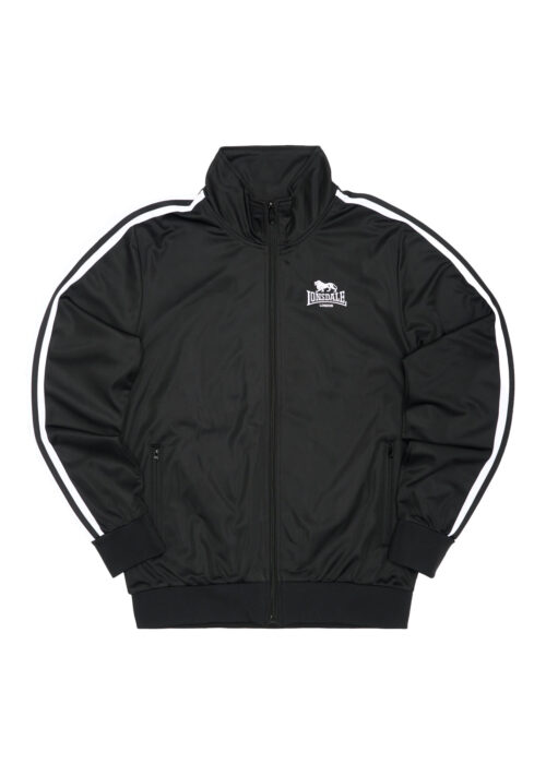 chaqueta de hombre de entrenamiento regular fit negro/blanco