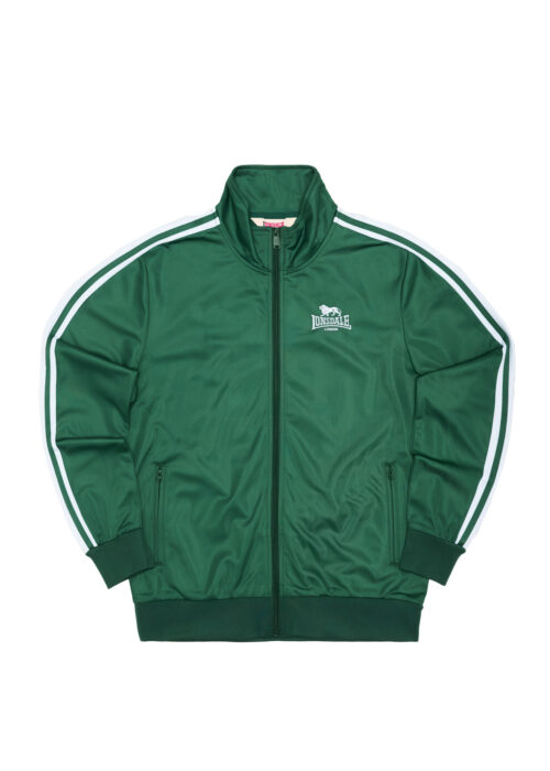 chaqueta de hombre de entrenamiento regular fit verde/blanco