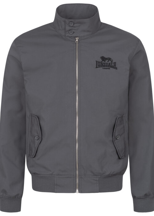 chaqueta de hombre slim fit anthracite/negro