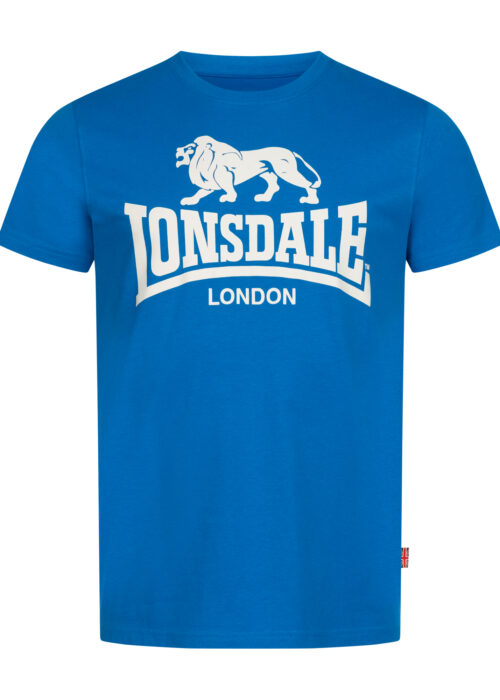 camiseta de hombre regular fit royal azul/blanco