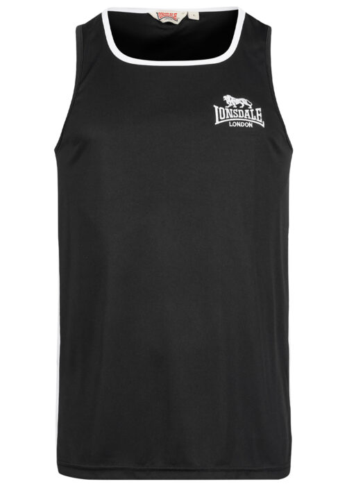 camiseta de hombre de tirantes negro