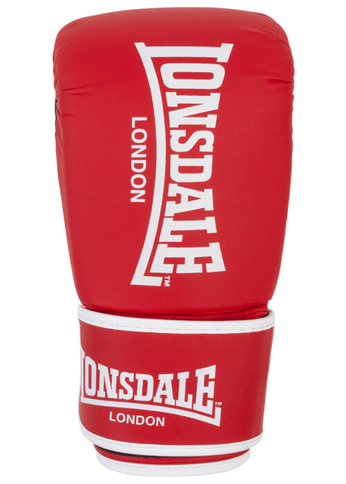 boxsackhandschuhe de polipiel rojo/blanco