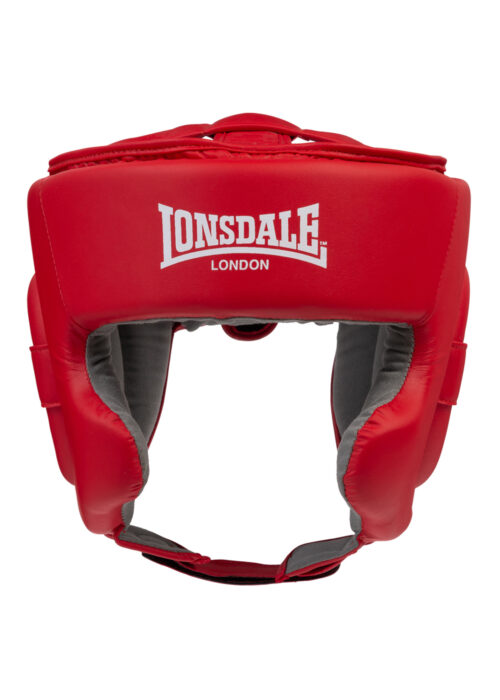 kopfschutz de polipiel rojo/blanco