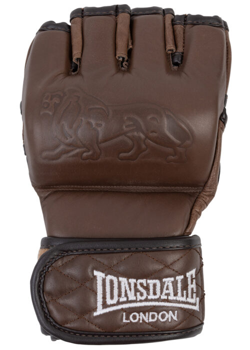 mma trainingshandschuhe de cuero vintage brown