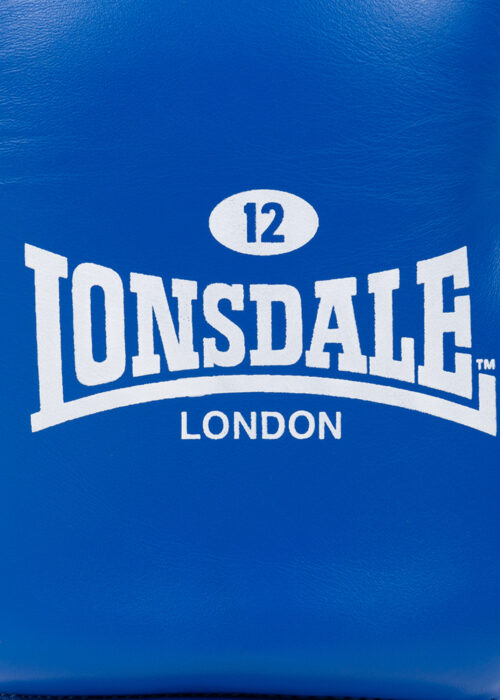 contest guantes profesionales de boxeo de cuero azul