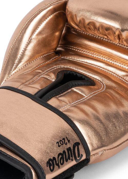 guantes profesionales de boxeo de polipiel pink champagne/negro