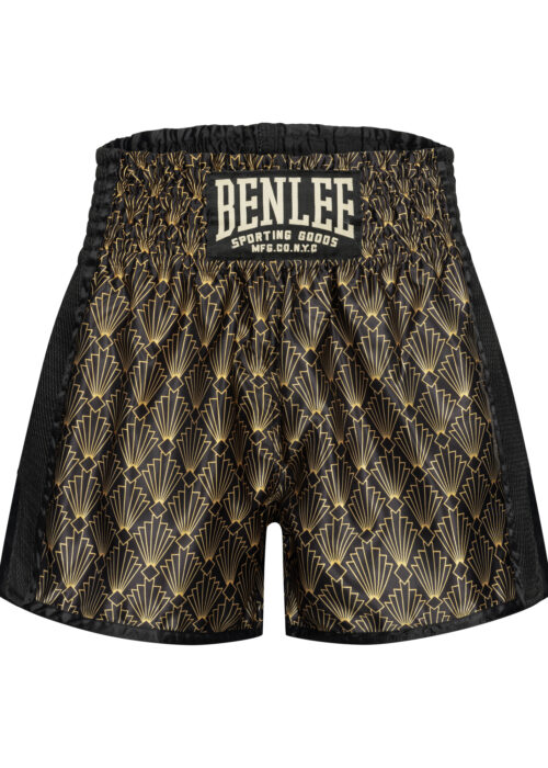hombre thaibox pantalón negro/gold