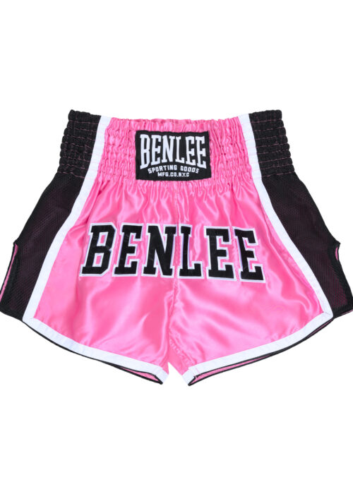 hombre thaibox pantalón pink/negro/blanco