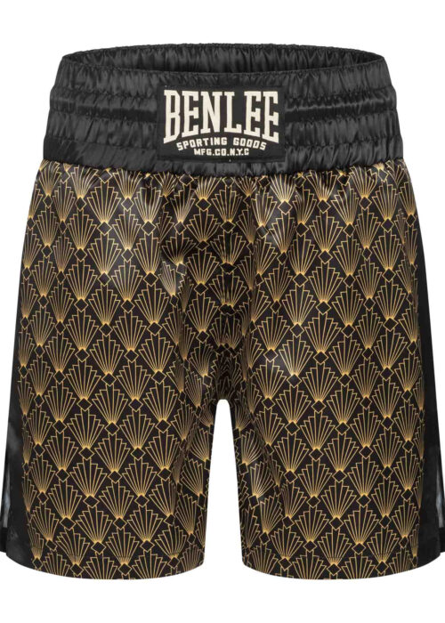 pantalón de hombre de boxeo negro/gold