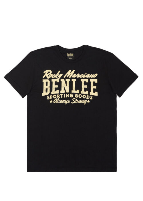 camiseta de hombre regular fit negro/yellow