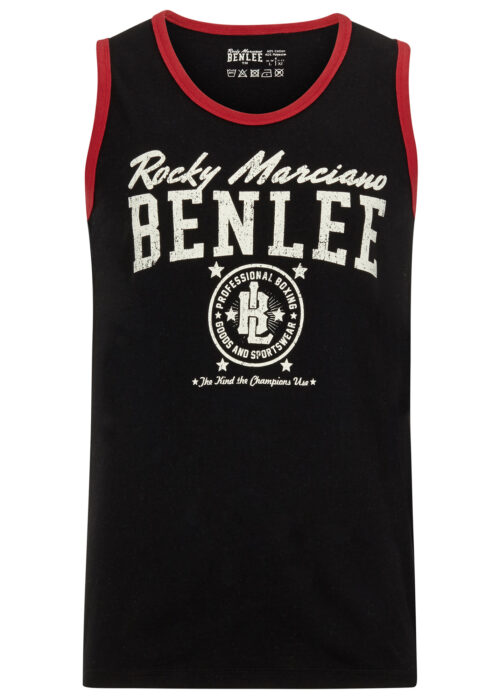 camiseta de hombre de tirantes slim fit negro