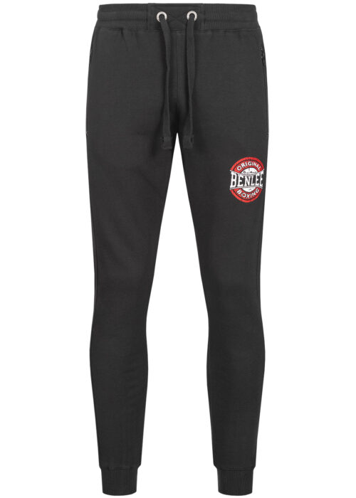 pantalón de hombre de chándal slim fit negro