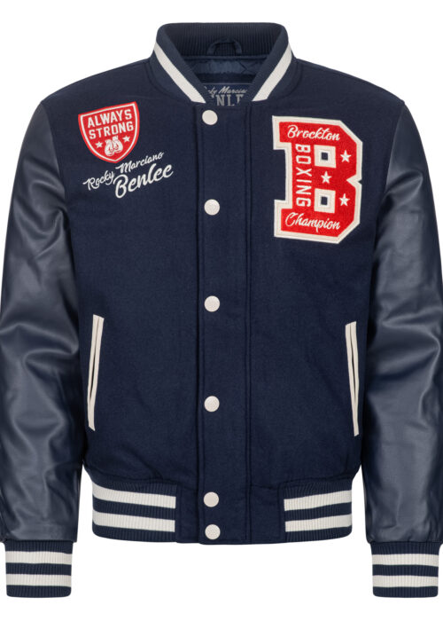 hombre college chaqueta azul marino