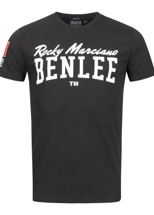 camiseta de hombre slim fit negro