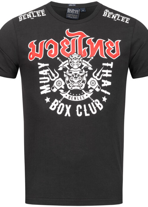 camiseta de hombre slim fit negro