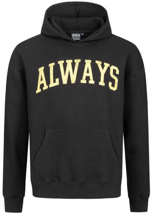 unisex sudadera con capucha oversize negro