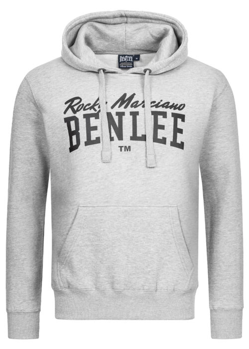 sudadera de hombre con capucha regular fit marl gris/negro