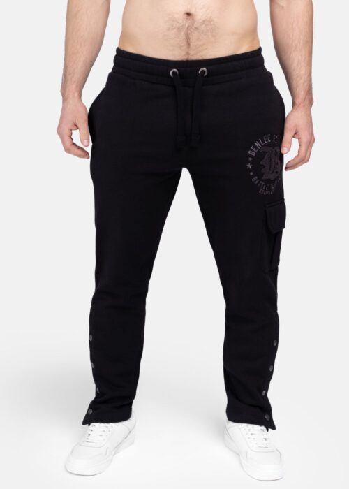 pantalón de hombre de chándal regular fit negro/gris