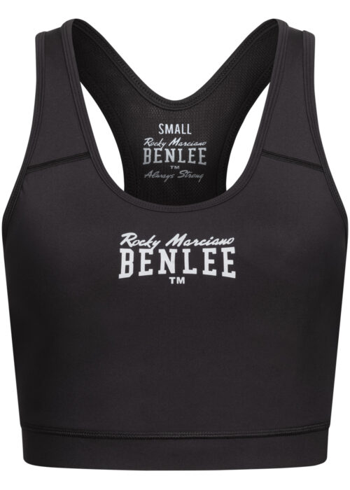 mujer sport bh negro/plateado