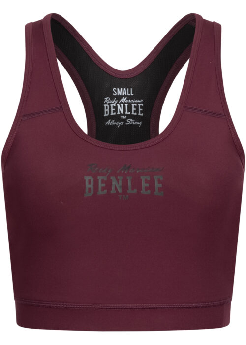 mujer sport bh oxblood/negro