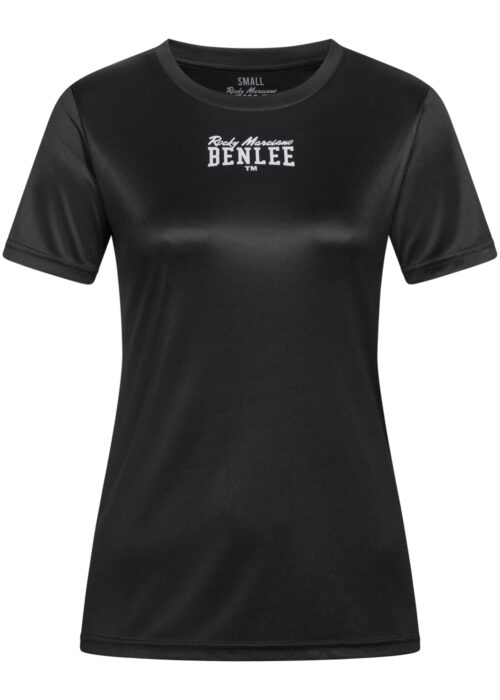 camiseta de mujer técnica negro/plateado