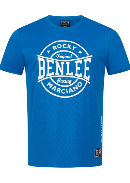 camiseta de hombre técnica regular fit royal azul/blanco