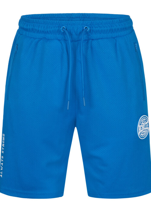 pantalón de hombre corto técnico regular fit royal azul/blanco