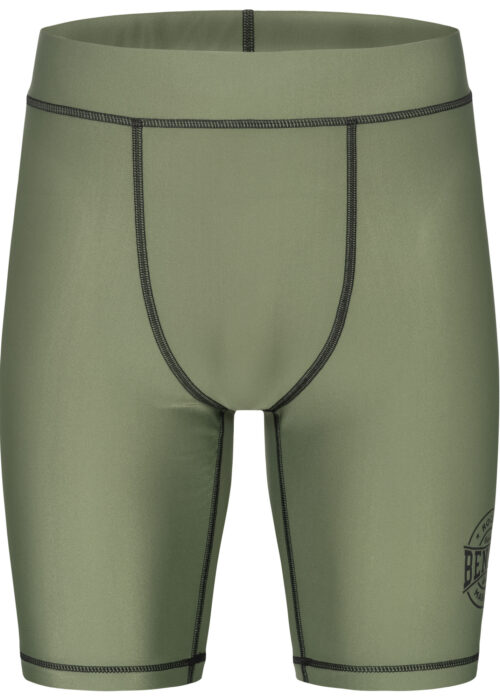 pantalón de hombre corto técnico slim fit olive/negro