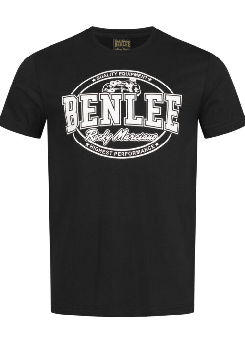 camiseta de hombre regular fit negro/blanco