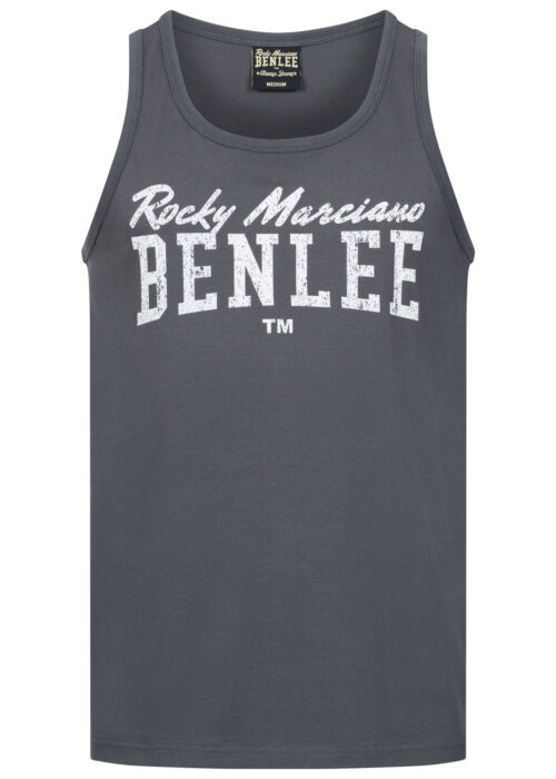 camiseta de hombre de tirantes regular fit anthracite/blanco