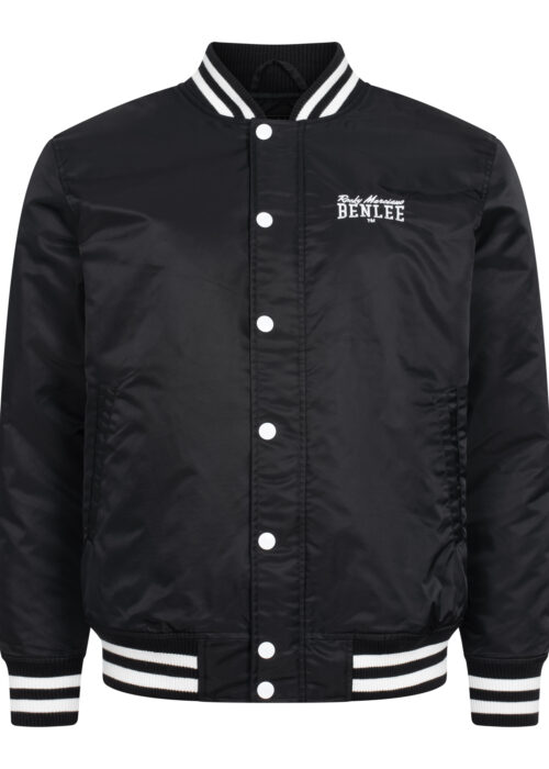 hombre college chaqueta regular fit negro/blanco