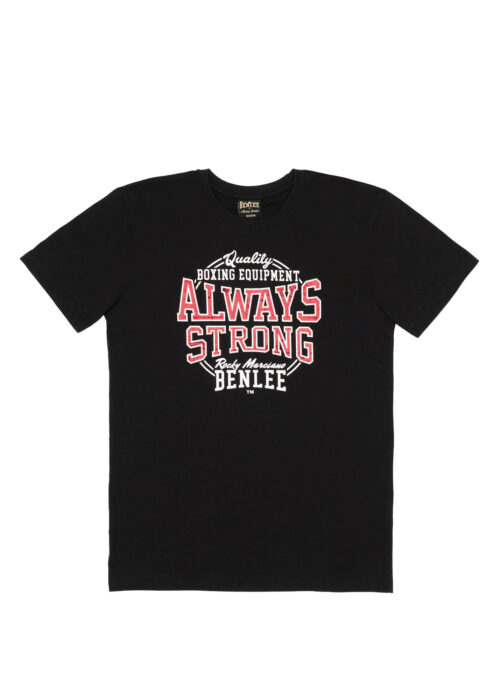 camiseta de hombre regular fit negro/rojo/blanco