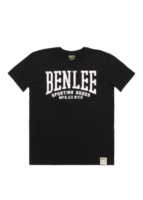 camiseta de hombre regular fit negro/blanco