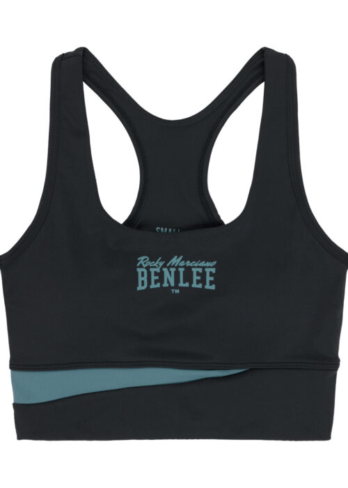 mujer sport bh negro/verde