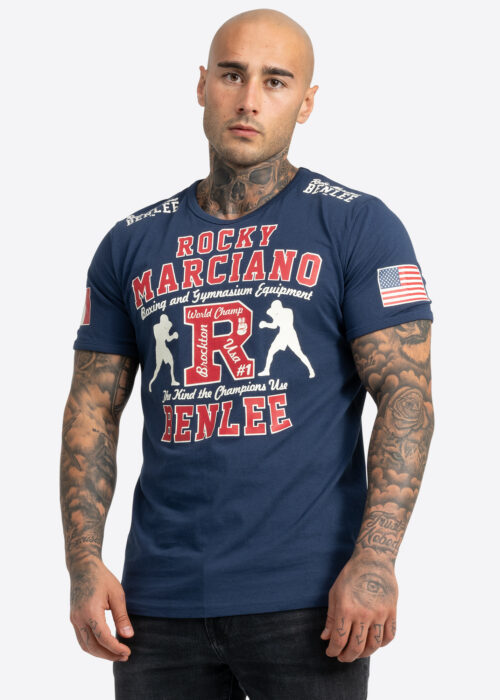 camiseta de hombre slim fit azul marino