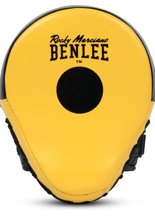 handpratzen de cuero negro/yellow