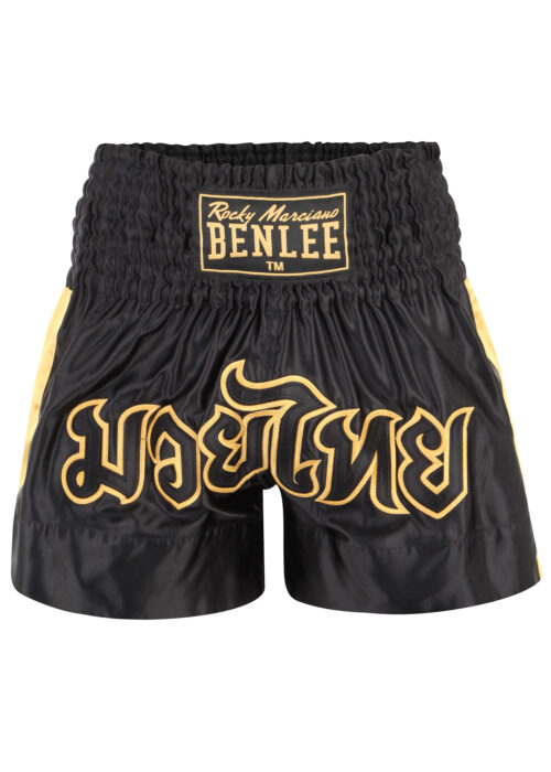 hombre thaibox pantalón negro/gold