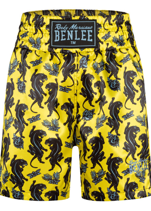 pantalón de hombre de boxeo yellow/negro/azul