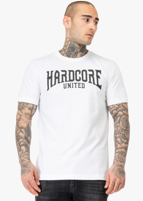 camiseta de hombre regular fit blanco/negro